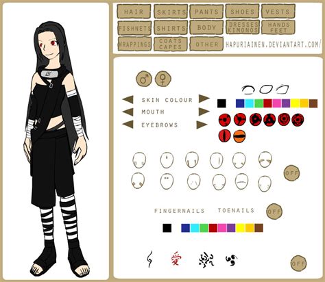My Oc Talia Naruto Character Creator By Fansilver On