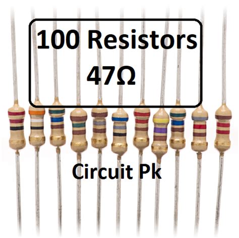 Pack Of 47 Ohm Resistor 47 Ohm Resistors 14w
