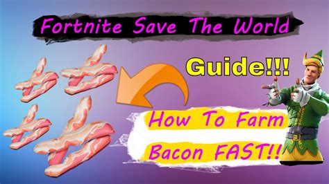 How to defrost mince, fast? Where To Find Bacon Fast In Fortnite Save The World ...