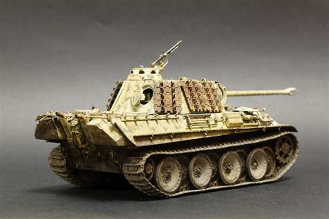 Panther Ausf G Wzimmerit — Каропкару — стендовые модели военная