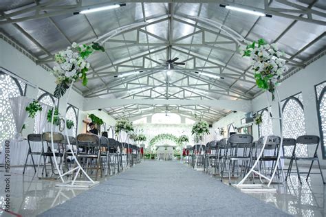 Decoration of a wedding venue in Indonesia Stock Photo | Adobe Stock