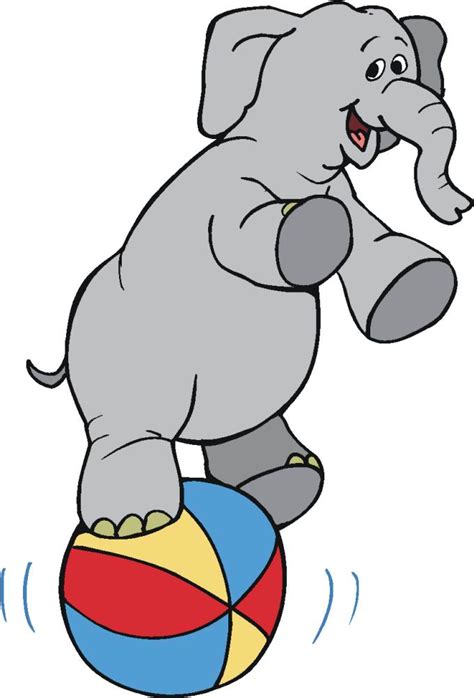 Cartoon Circus Elephant Clipart Best