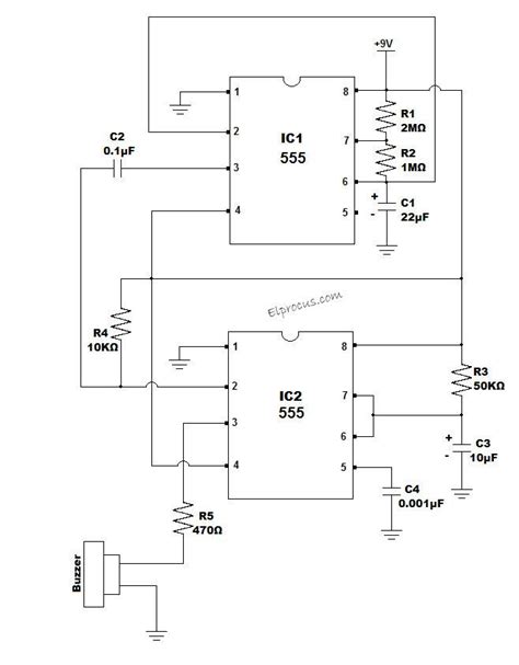 Ic 555 Timer Pin Daigram With Configuration And Its Applications