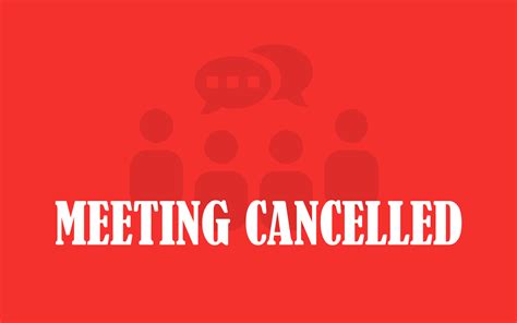 January 20th Public Meeting Notice Cancelled