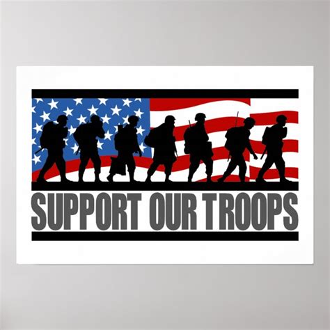 Support Our Troops Poster
