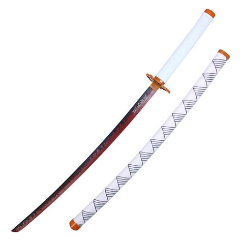 41 Metal Fantasy Samurai Replica Demon Slayer Sword Rengoku Kyoujurou