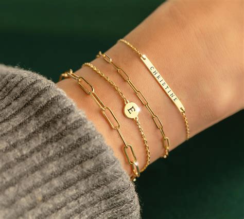 Gold Bracelets Minimalist Jewelry Chain Bracelets Amyo Jewelry