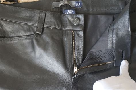 Vintage Classic Leather Pants Boot Cut Gap Pants Made In Etsy