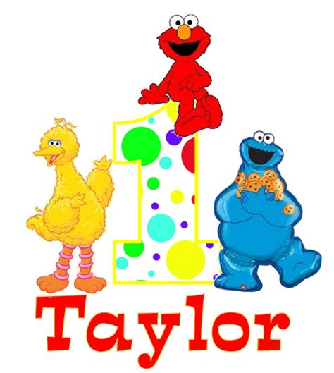 Sesame Street Birthday Clipart At Getdrawings Free Download