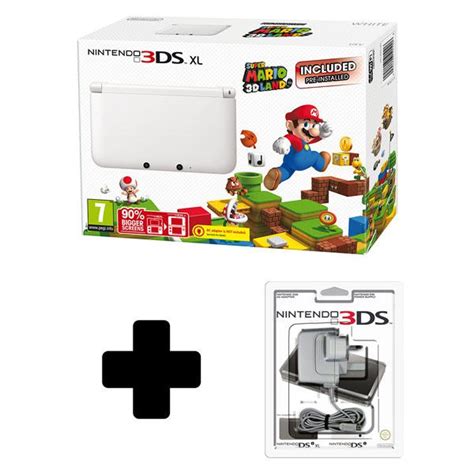 Nintendo 3ds Xl White With Super Mario 3d Land Preinstalled Limited