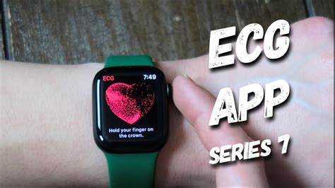 How To Use The Ecg Feature On Apple Watch Series 7 Youtube