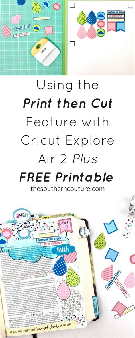 This cutting edge diy machine was designed to bring joy to you and others as you create projects with a personal touch. Using the Print then Cut Feature with Cricut Explore Air 2 Plus FREE Printable - Southern Couture