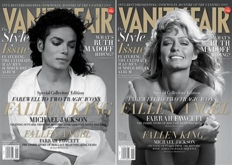 Vanity Fair September 2009 Michael Jackson And Farrah Fawcett Stylefrizz