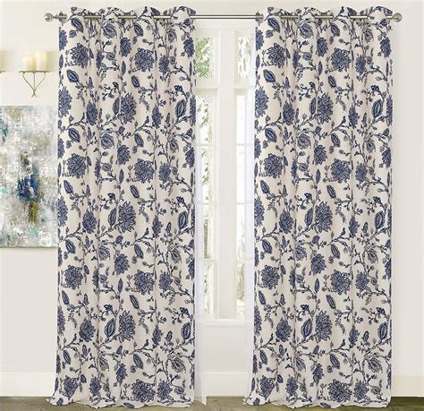 Driftaway Freda Jacobean Floral Linen Blend Lined Thermal Insulated