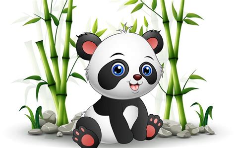 Clip Art Panda Bamboo Digiphotomasters