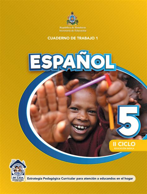 🥇【 Cuaderno De Trabajo De Español 5 Quinto Grado Honduras 2021