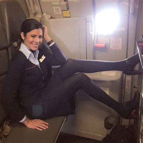 Jetblue Stewardess Brhitney Sexy Flight Attendant Flight Attendant