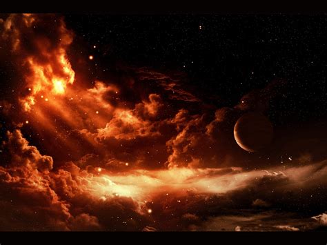 Im bild oben sieht man einen doppelkrater. space, Clouds, Space Art, Planet Wallpapers HD / Desktop ...