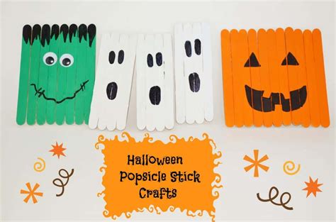 How To Make How To Make Halloween Decor Kids Popsicle Stick Crafts
