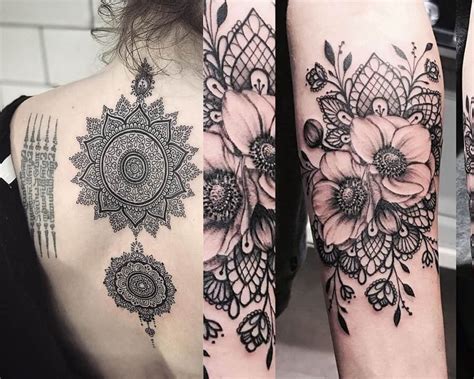 20 Lace Tattoo Designs And Meaning Ke