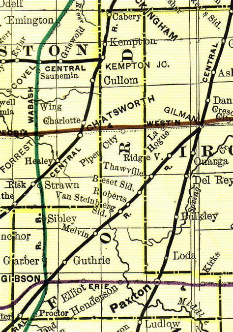 Ford County Illinois Plat Map