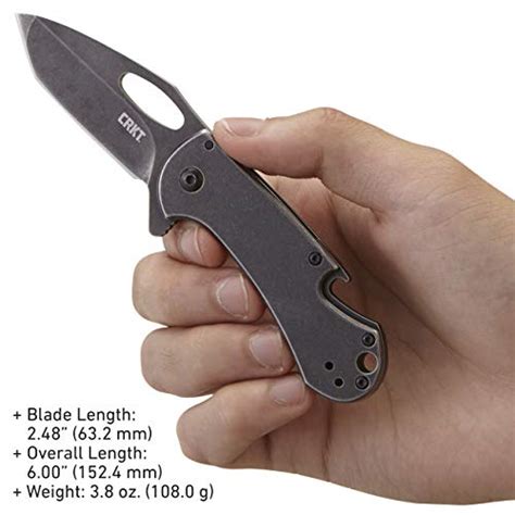 Crkt Bev Edge Edc Folding Pocket Knife Everyday Carry Black Modified