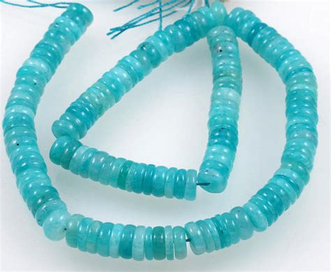 Aa Translucent Amazonite Opal 8 To 9mm Heishi Beads