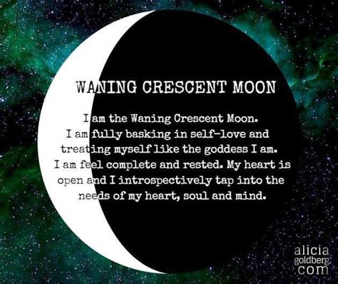 Magical Definition Of Waning Crescent Moon Wicca Witchcraft Magick