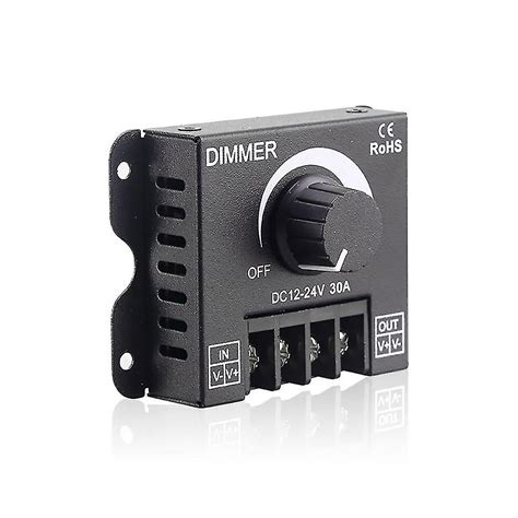 Dc 12v 24v 30a 360w Led Dimmer Switch Voltage Regulator Adjustable