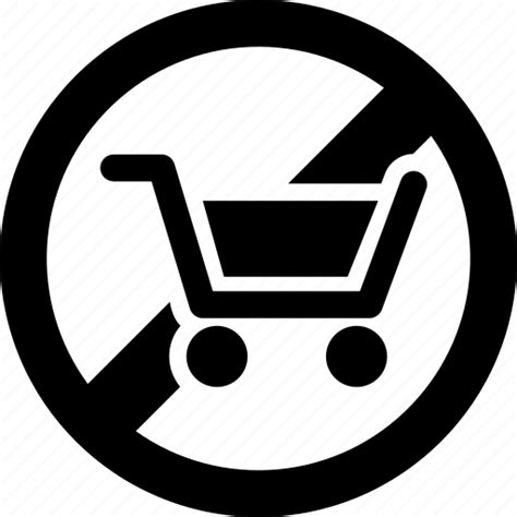 Cart Forbidden Prohibited Shopping Icon Download On Iconfinder