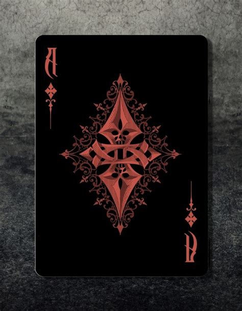 ace of diamonds original edition playing cards art playing cards design ace card