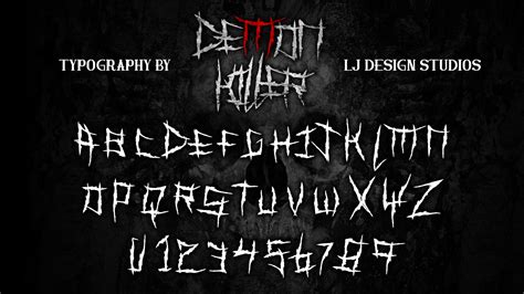 Demon Killer Font Fontspace