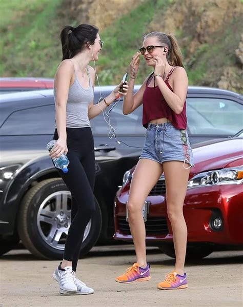 Cara Delevingne And Kendall Jenner Are Inseparable As They Go For A Hike And Listen To Music