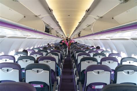 Airbus A Aircraft Cabin By Peach Aviation Editorial Photography Image Of Aviation