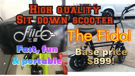 Last updated 15 seconds ago: Super73 killer?!?! Sit down Escooter the Fido - fast, fun ...