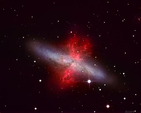 Messier 82 Cigar Galaxy Copy Michael Adler Earth And Sky Imaging