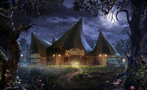 Circus tent illustration, by Yuri-Gvozdenko | Circus tent illustration, Hidden art, Night circus