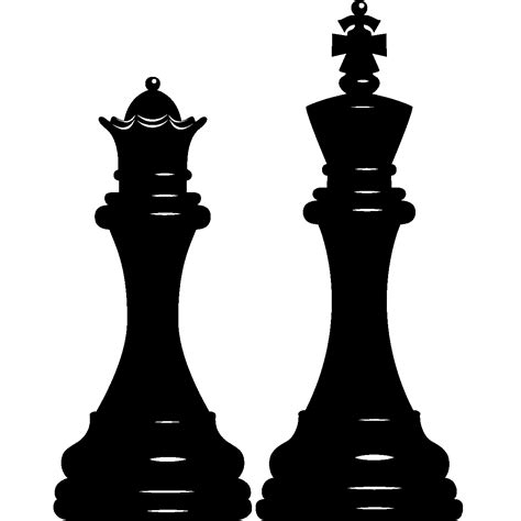 Chess Piece King Queen Bishop Chess Transparent Background Png Clipart