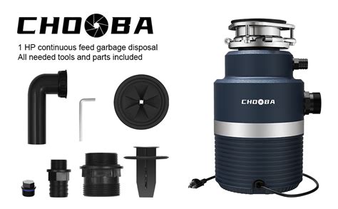 Chooba Garbage Disposal 1hp Food Waste Disposal Continuous Feed