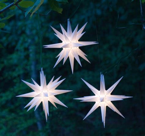 Kringle Traditions 14” White Moravian Star Christmas Star Light White
