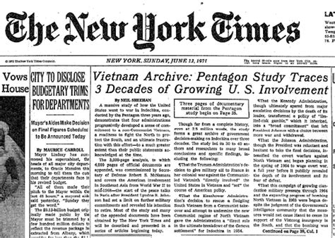 50th Anniversary Of The Release Of The Pentagon Papers Richard Nixon