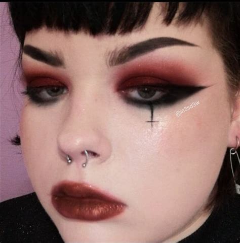 Dark Goth Makeup Look Punk Makeup Emo Makeup Egirl Makeup