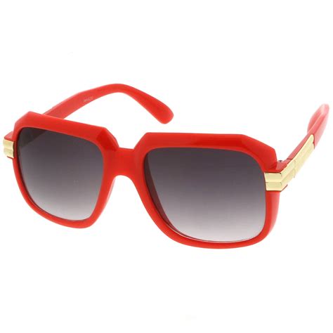 Retro Hip Hop Fashion Square Aviator Sunglasses Zerouv