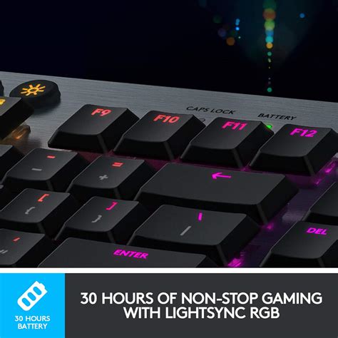 Buy Logitech G915 Lightspeed Wireless Mechanical Gaming Keyboard With