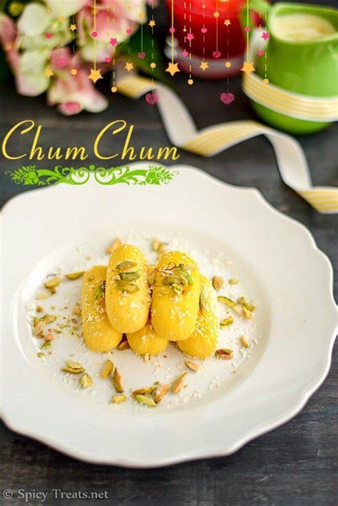 Bengali Chum Chum Recipe Chom Chom Sweet Recipe Malai Chum Chum