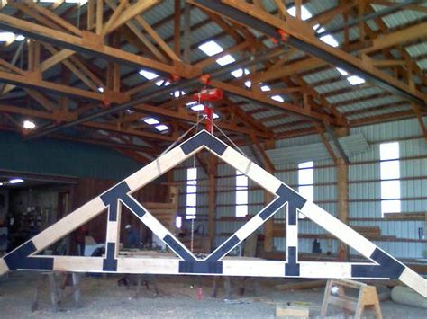 Precision Joinery Of Log And Timber Trusses And Heavy Post And Beam