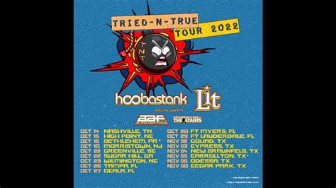 Lit And Hoobastank Announce Tried N True Tour