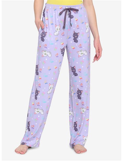 Sailor Moon Crystal Luna And Artemis Pajama Pants