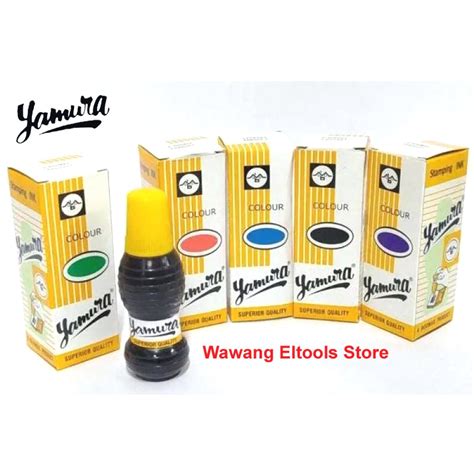 Jual Tinta Stempel Yamura Standart Size Ml Kecil Original Shopee