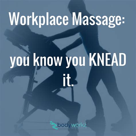 Workplace Massage You Know You Knead It Corporate Massage Massage Body Massage Techniques